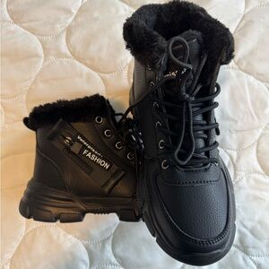 Volarplasada Fashion Black Winter Boots